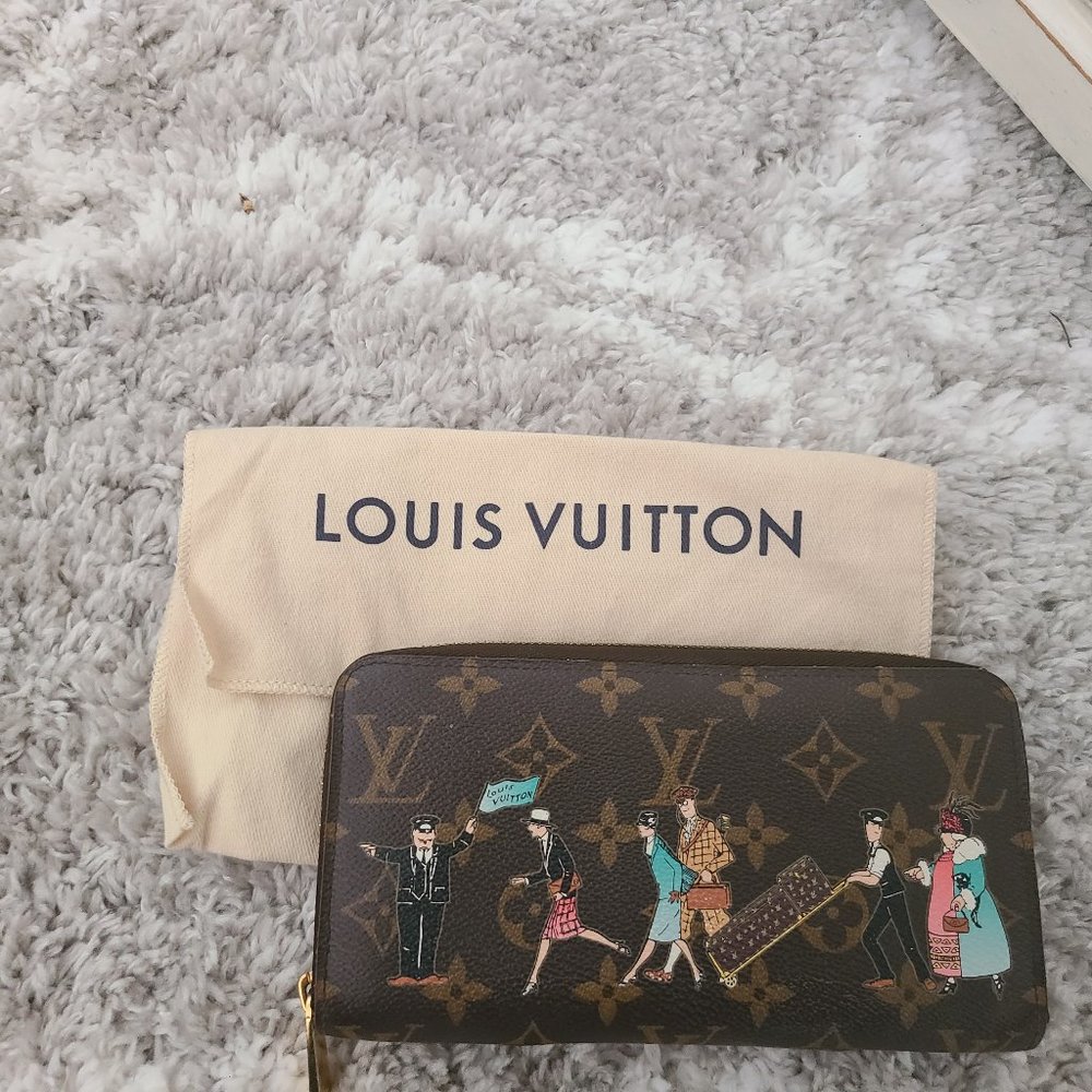 Authentic Limited Edition Louis Vuitton  Illustre Zyppy Wallet
